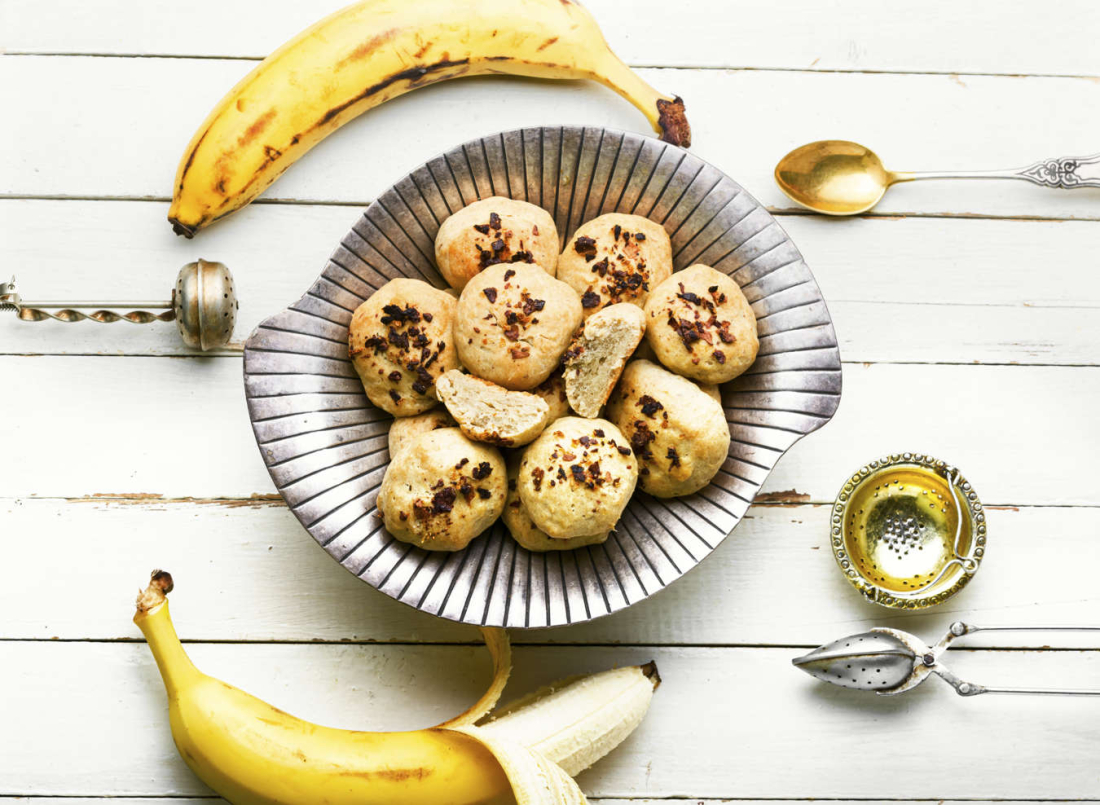 Hausgemachte Hafer Bananen Kekse